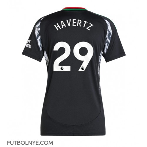 Camiseta Arsenal Kai Havertz #29 Visitante Equipación para mujer 2024-25 manga corta